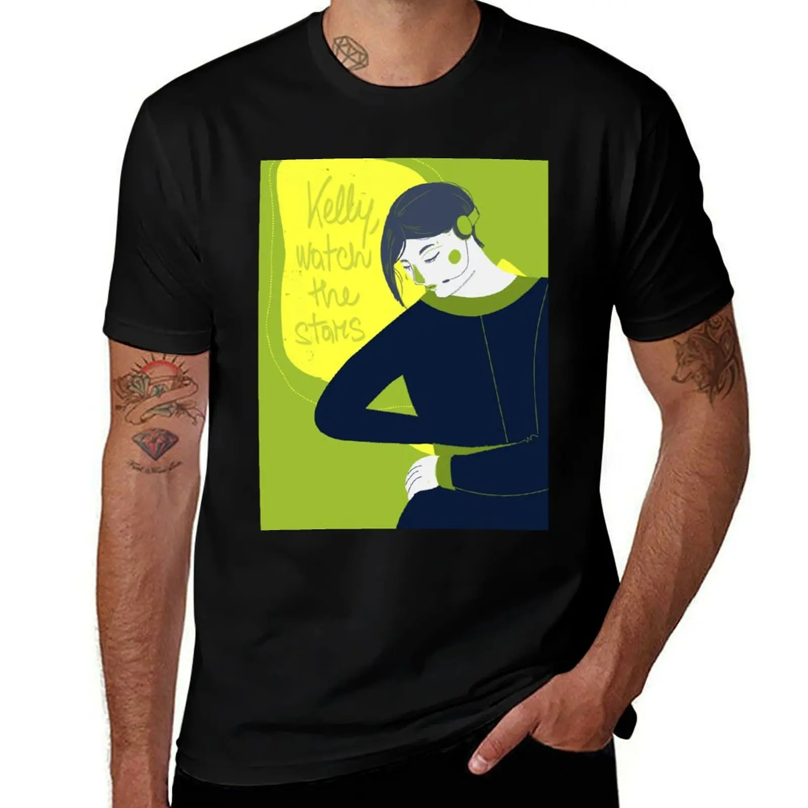 Kelly watch the stars T-Shirt Thanksgiving Casual Tee T-Shirt
