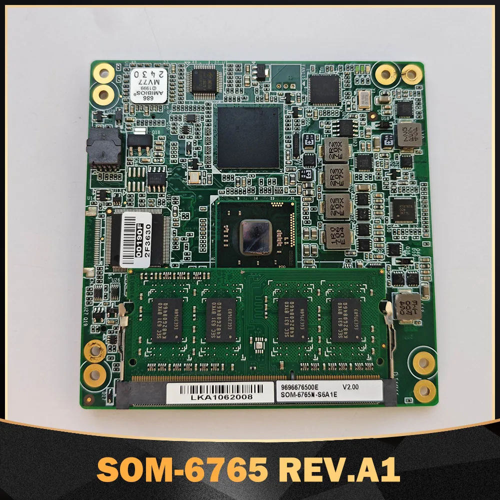 

For Advantech SOM-6765N-S6A1E V2.00 Industrial Control Motherboard SOM-6765 REV.A1