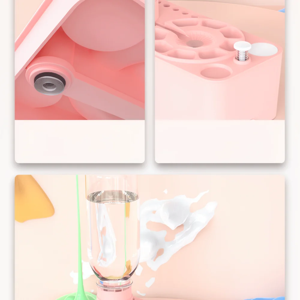 Portable Paint Brush Cleaner Bucket For Tianyi Automatic Water Circulation Cleaning Cup Craft Art School Stationery Tool