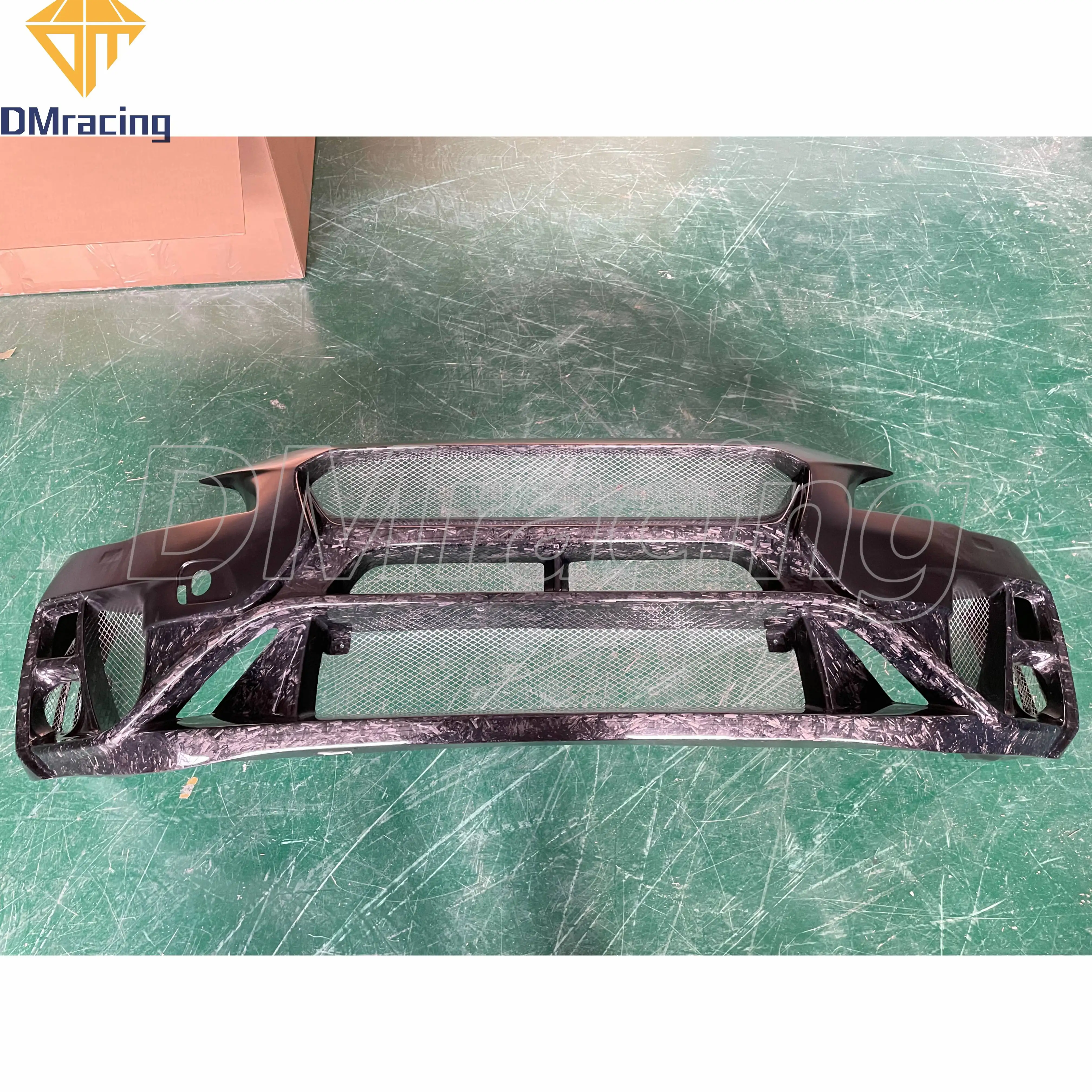 VARI VRS STYLE HALF FORGED CARBON FIBER WIDE FRONT BUMPER BODY KIT for SUBARU IMPREZA 11 VAB STI 2015-2018