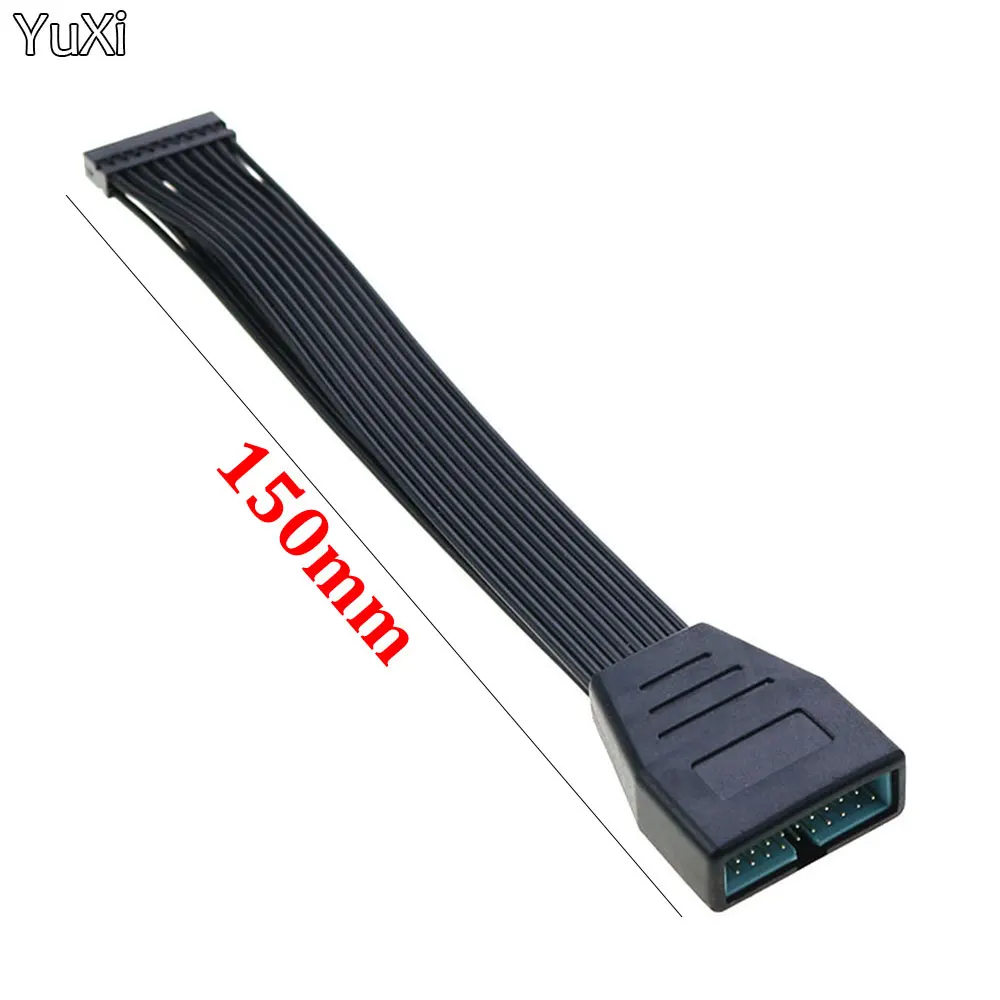 

1Pcs USB 3.0 20 Pin/19Pin Male to Female Motherboard Extension Conversion Cable Adapter Computer Cable Connector 26AWG 15CM