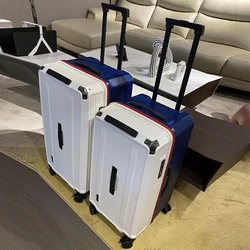 Luxe Grote Capaciteit Reizen Bagage 22/26/28/30/32/36 Inch Trolley Koffer Mute Rem mannen En Vrouwen Super Mode Koffer