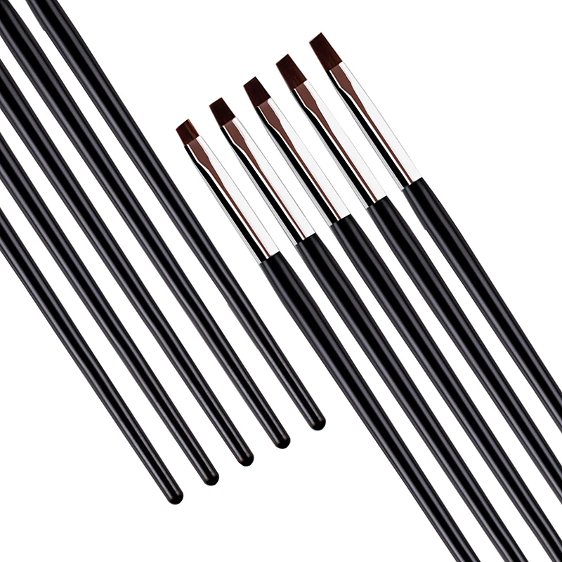 **5/7Pcs Dental Resin Shaping Brush Pens Nylon Brush Nails Art Brushes Various Size Dentistry Composite Teeth Dentistry Material