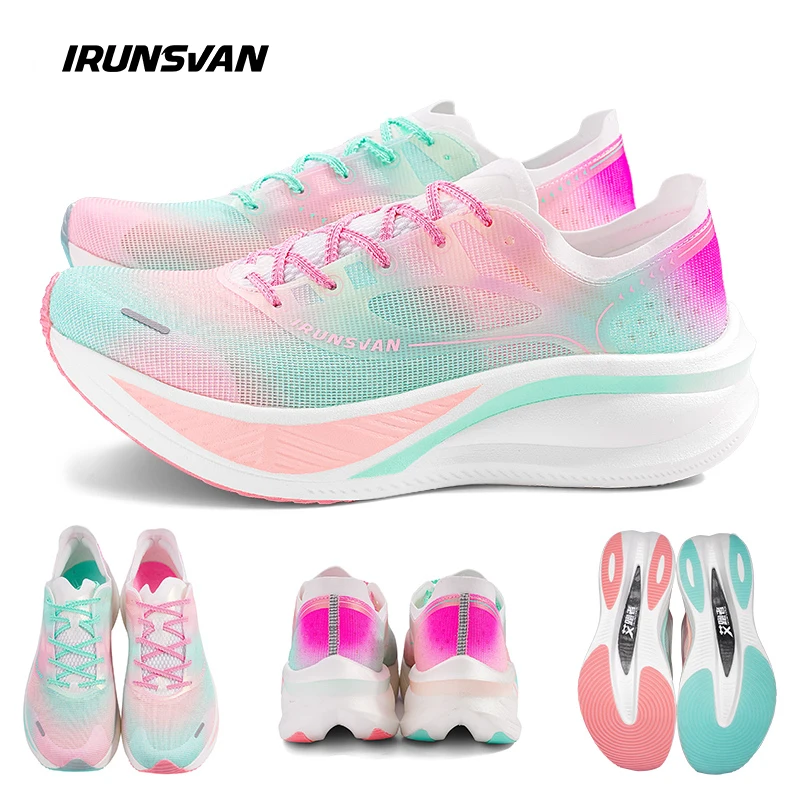 IRUNSVAN Buty treningowe do egzaminów sportowych 2024, nylon z pełną dłonią, karbon, oddychające, lekkie, wygodne, unisex