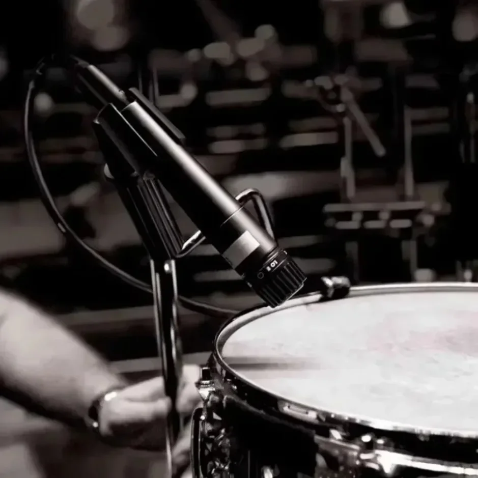 XIKCU ميكروفون ديناميكي قلبي معدني SM57 لمرحلة الغناء ميكروفون سلكي احترافي لتسجيل الصوت للكاريوكي BBOX