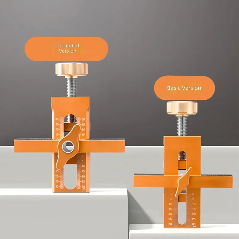 for Cabinet Door Installation Auxiliary Tool 2 in 1 Rebound Aluminum Alloy Multi Functional Punching and Positioning Device