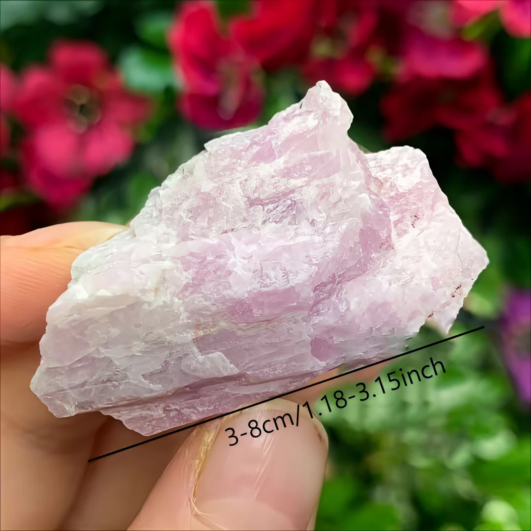 Rough Kunzite, Pink Kunzite, Large Kunzite, Natural Kunzite Chunk Elf, Fluorescent Reactive StonesHome Decoration Stones
