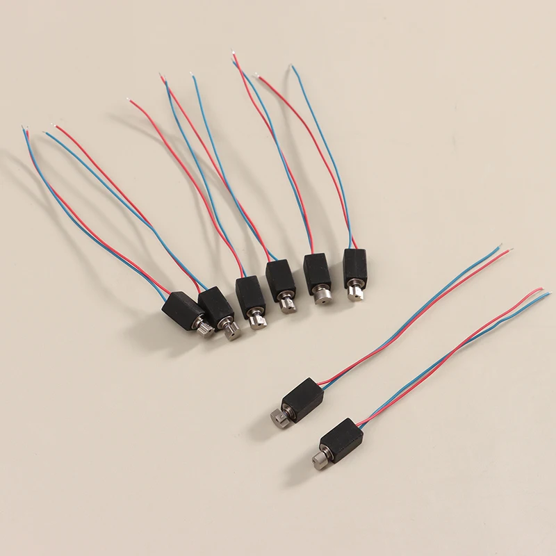 B*5Pcs Mini Micro 4mm*8mm Vibration Motor DC 3V-5V Hollow Cup Coreless Motor Small 0408 with Eccentric Wheel DIY Massager Toys