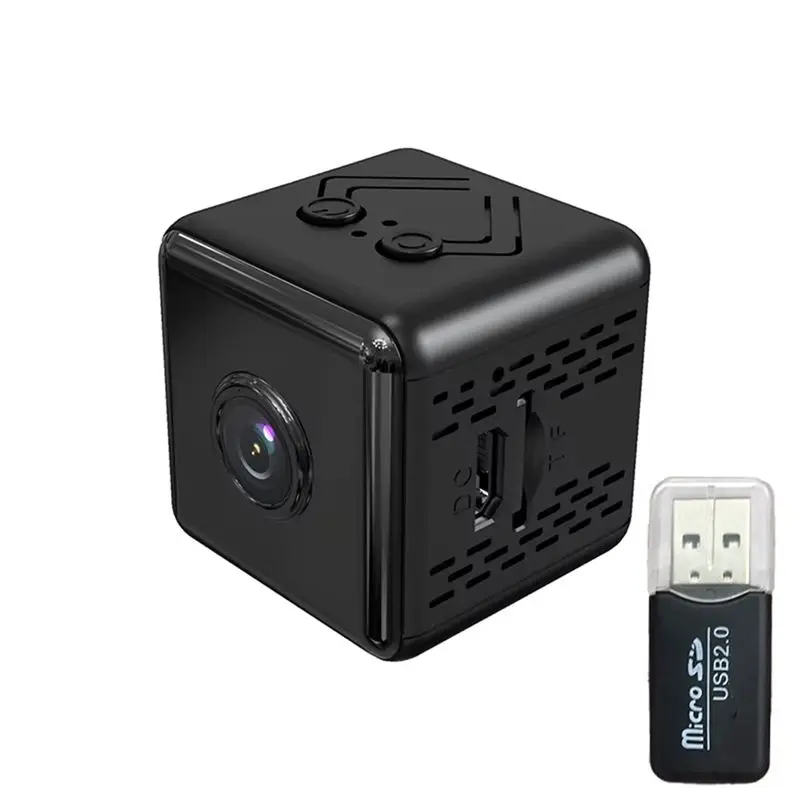 Y22A-X6D Small Square HD Camera 2.4Ghz Wifi Home Security System Equipment Intelligent Infrared Night Vision Monitor Camera
