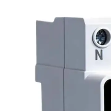 Industrial 3 Phase Voltage Current Protector with Real Time Monitoring and Auto For Reset 100x40x60mm White Housing Size