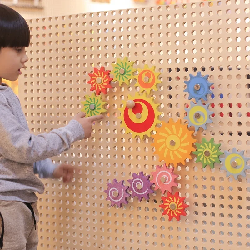 13Hot selling Unisex Kindergarten Flashing Wall Puzzle Set DIY STEM Education Toy for Early Learning and Fun