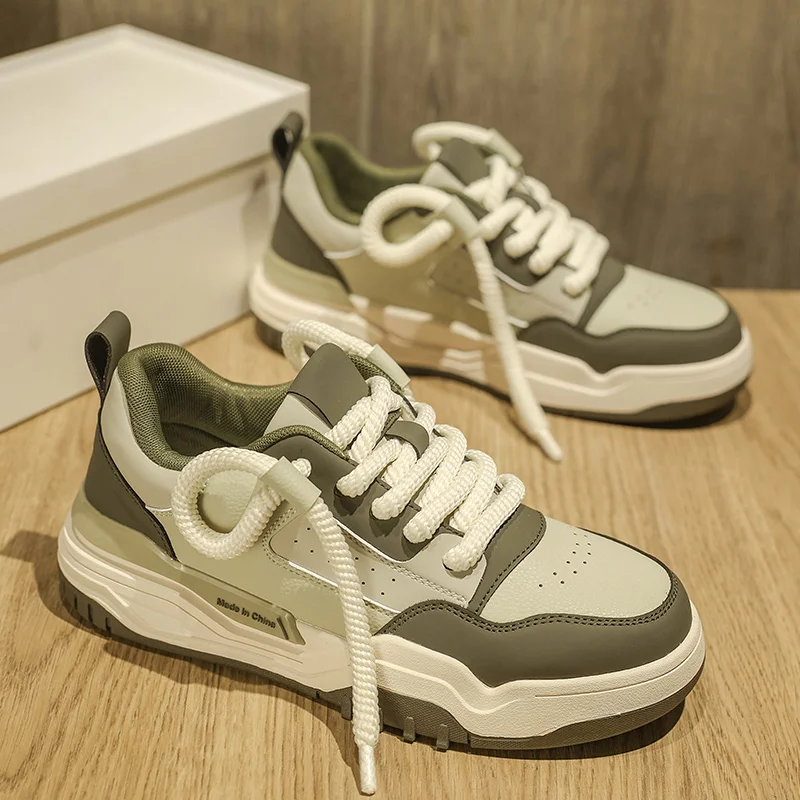 

Casual Male Shoes for Men 2026 New Autumn Fashion Pu Leather Footwear Breathable Shoe Flat Man Sneaker Deals Comfortable Outdoor