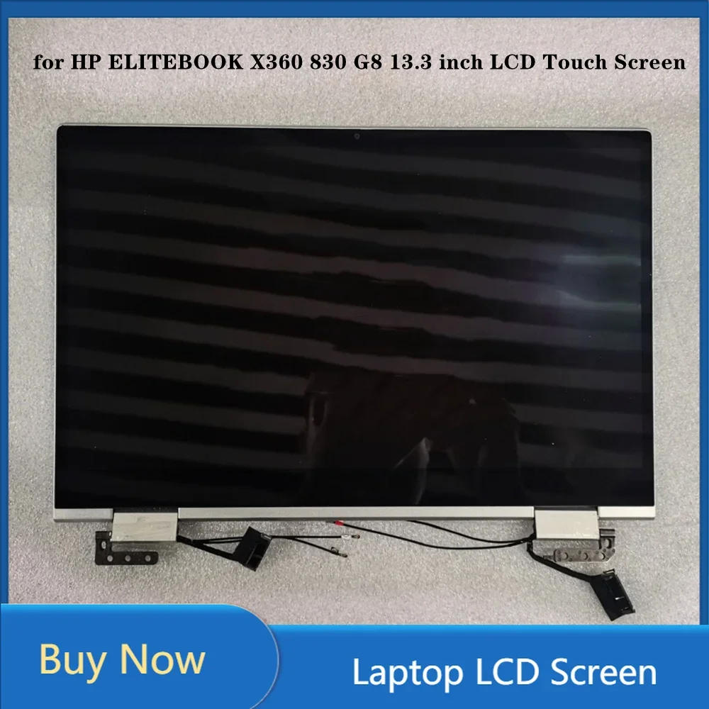 13.3 inch LCD Display for HP ELITEBOOK X360 830 G8 Touch Screen Full Assembly Upper Part Hinge Up FHD 1920x1080