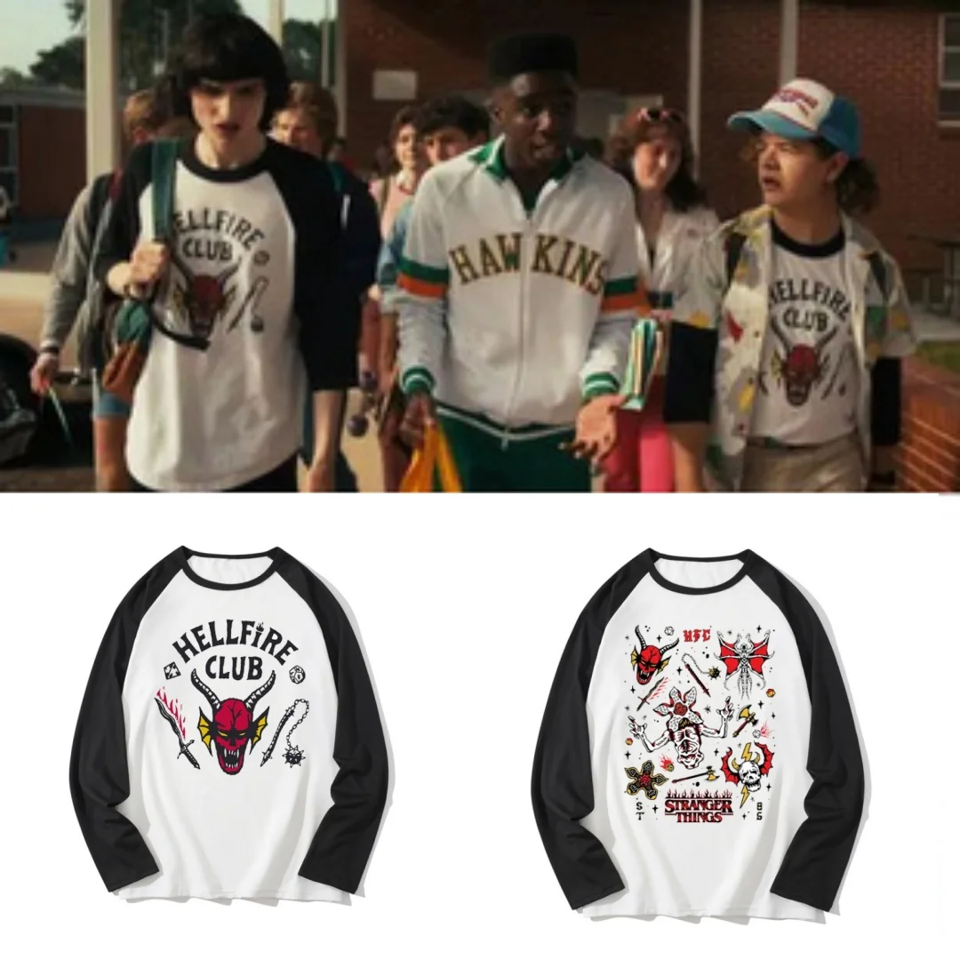 تي شيرت Hellfire الجديد المطبوع ثلاثي الأبعاد للرجال، الشيطان العالمي، السيف والمطرقة، تي شيرت بأكمام طويلة للرجال والنساء #1