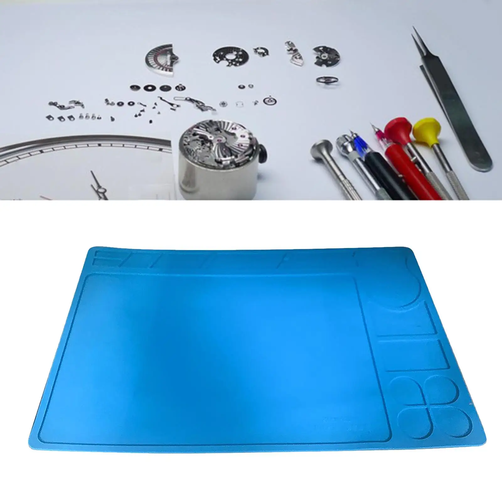 slip Heat Insulation Silicone Repair Work Mat for Soldering Iron