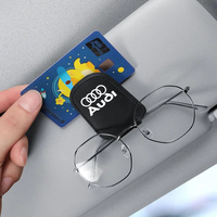 Car Glasses Sun Visor Box Auto Sunglasses Clip Card Accessories For Audi A3 Q5 A1 TT R8 Q3 A8 A4 A5 A6 Q6 S3 Q2 S1 Q4 Q7 A7 SQ8