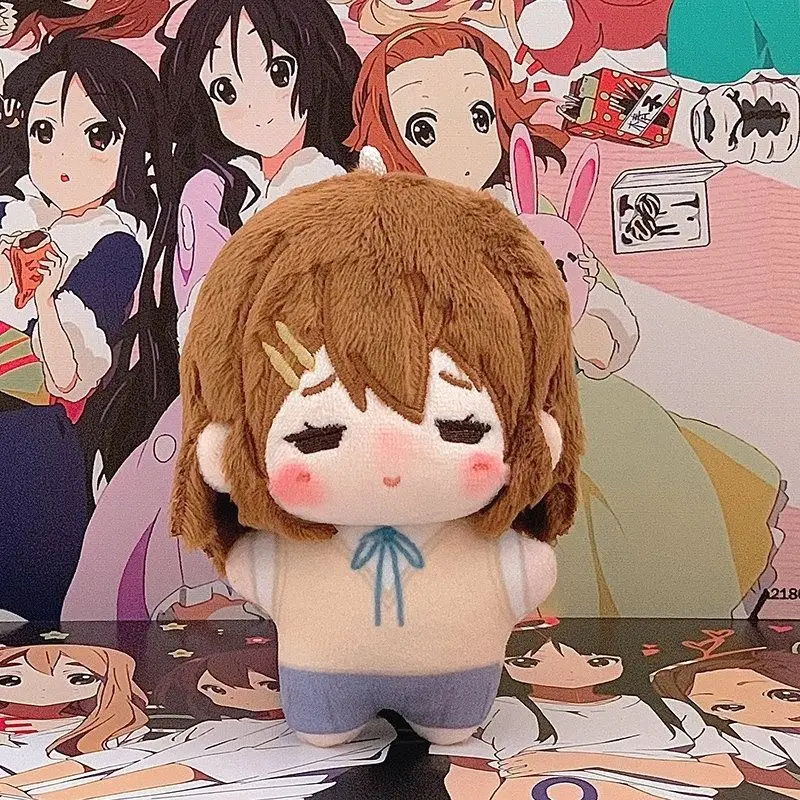 Japanese Anime Hirasawa Yui Akiyama Mio Facial Embroidery Plush Filling Doll Cute Shoulder Bag Hanging Ornaments Birthdays Gifts