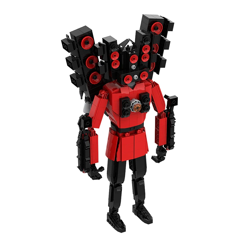 

Speakerman Building Toy Set Giant Speaker Man Building Block Kits Video Game Role Play Action Figure Battle Robot Mecha