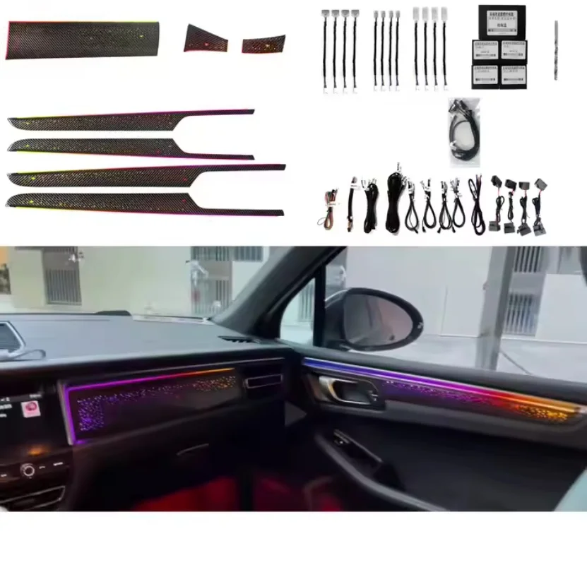 

Car Ambient Light For Porsche Macan 2014 2015 2016 2017 Interior Dashboard LED Ambient Light