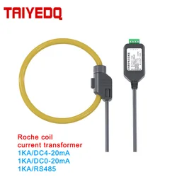 Flexible Opening And Closing Roche Coil CTLS3 40mm Current Transformer Input 1000A Output 485/4-20mA/DC0-20mA