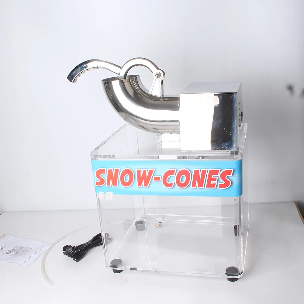 220V Commercial Electric Snow Cone Machine Shaved Ice Machine Snow Ice Breaker view 6