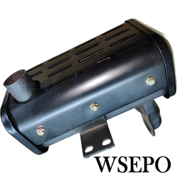 Top Quality! Muffler Assy Exhaust Pipe Assembly For 192F 192FA 12HP Air Cooled Diesel Engine 7KW-8KW Generator Parts