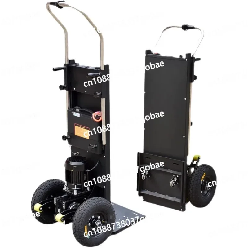 250KG Electric Stair Climbing Car Hand Trolley Stair Climber Climbing Cart Flat Truck with Battery Up and Down Stair Climb