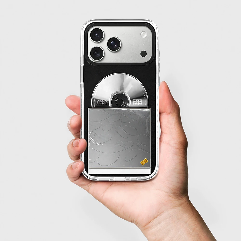 Minimalist Records White Border Magnetic Cover for IPhone 13 14 15 16 17 Pro Max Case for IPhone 17Pro
