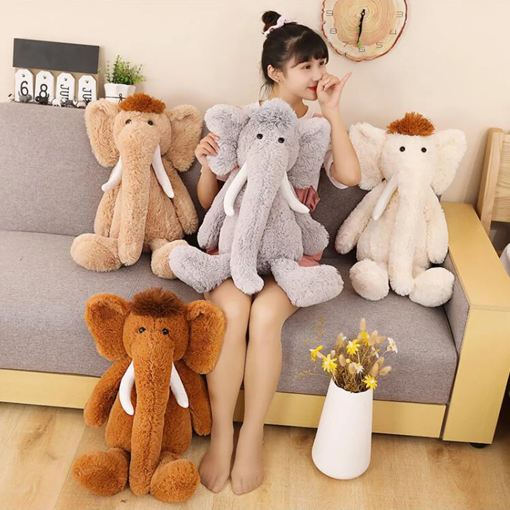 Lovely Elephant With Long Trunk Stuffed Children Plush Toy