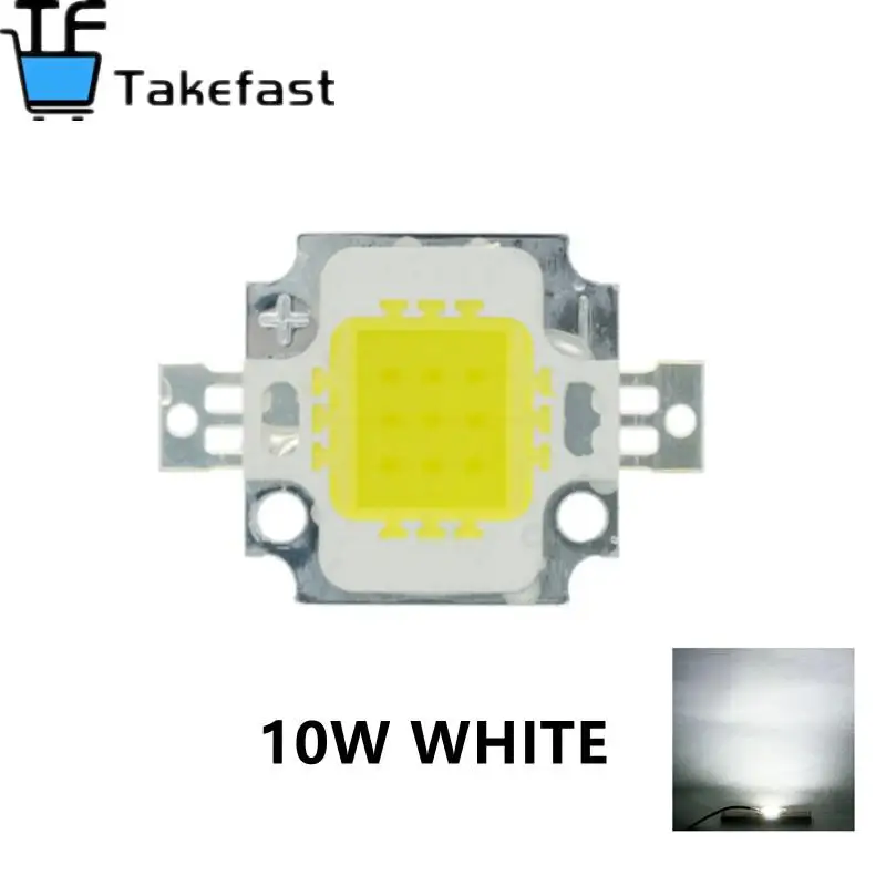 Biały/ciepły biały 10W 20W 30W 50W 100W świecący czip LED DC 12V 36V COB zintegrowany ledowy Chip lampa DIY reflektor reflektor żarówka