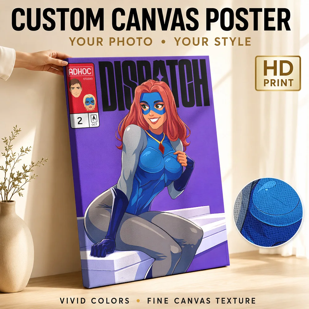 dispatch Comic Cover Canvas Print Poster Personalized Gaming Anime Wall Paintings Decoration for Game Room Gift for Collectors