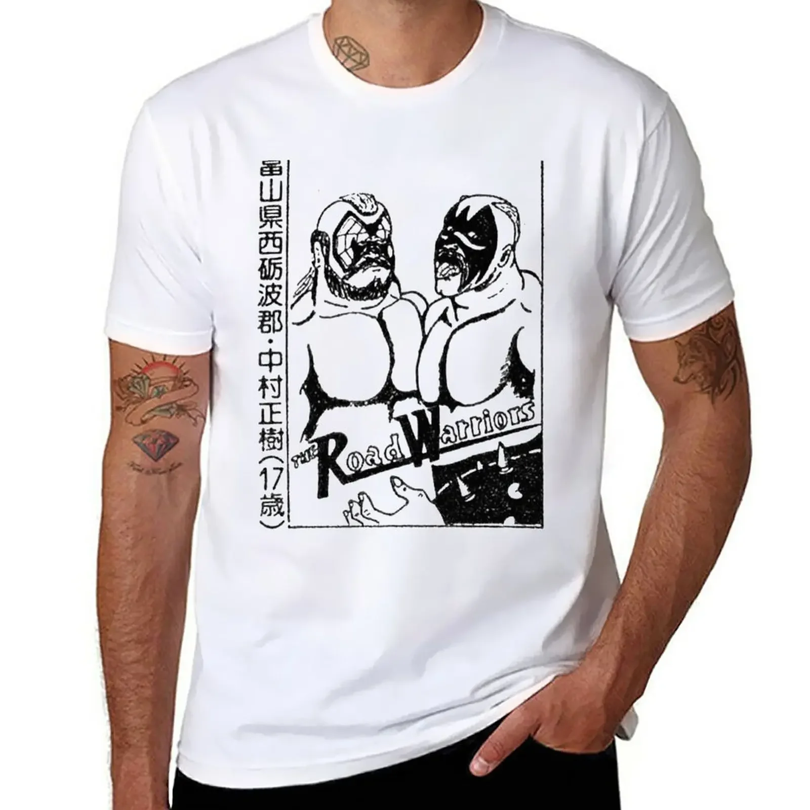 

road warriors T-Shirt summer top plus sizes t shirts men