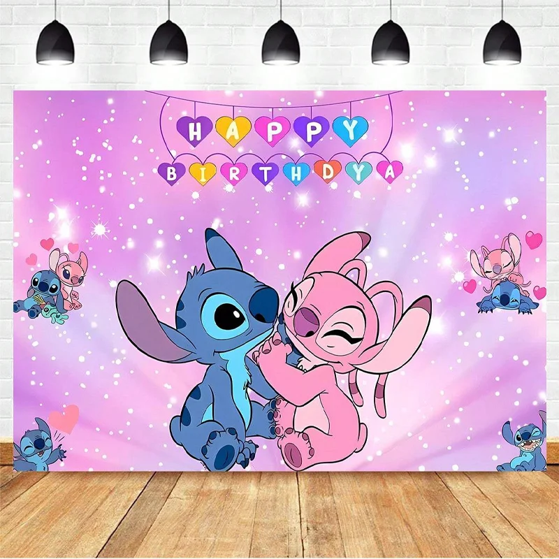 Kawaii غرزة الكرتون بالونات الحفلات مجموعة عيد الحب غرفة الديكور اكسسوارات استحمام الطفل لوازم الحفلات الاطفال اللعب الهدايا