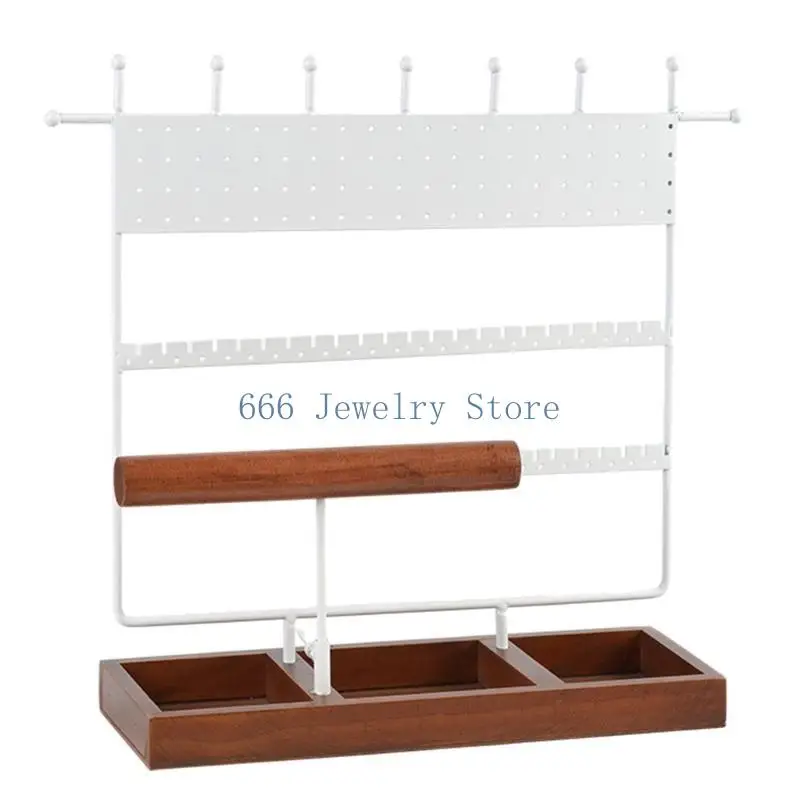 

F2TD Fashionable Black/White Jewelry Exhibition Stand Holder Modern Jewelry Exhibition Stand for Designers and Enthusiasts