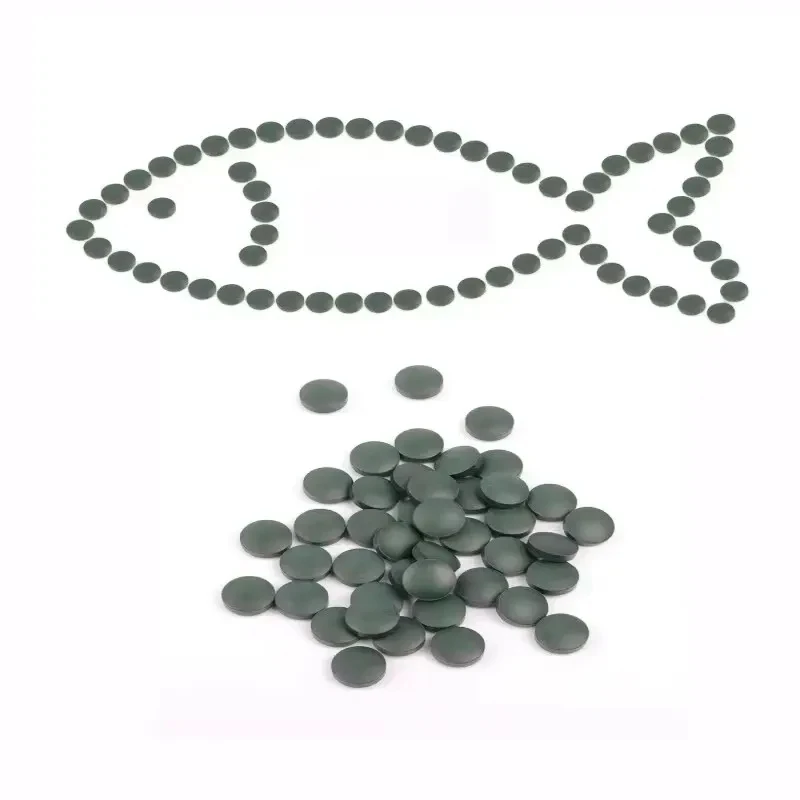 50-350 pcs High Purity Spirulina Tablets Spiral Seaweed Enrichment Favorite Pets Food Fish Crystal Red Shrimp Fish Food Aquarium