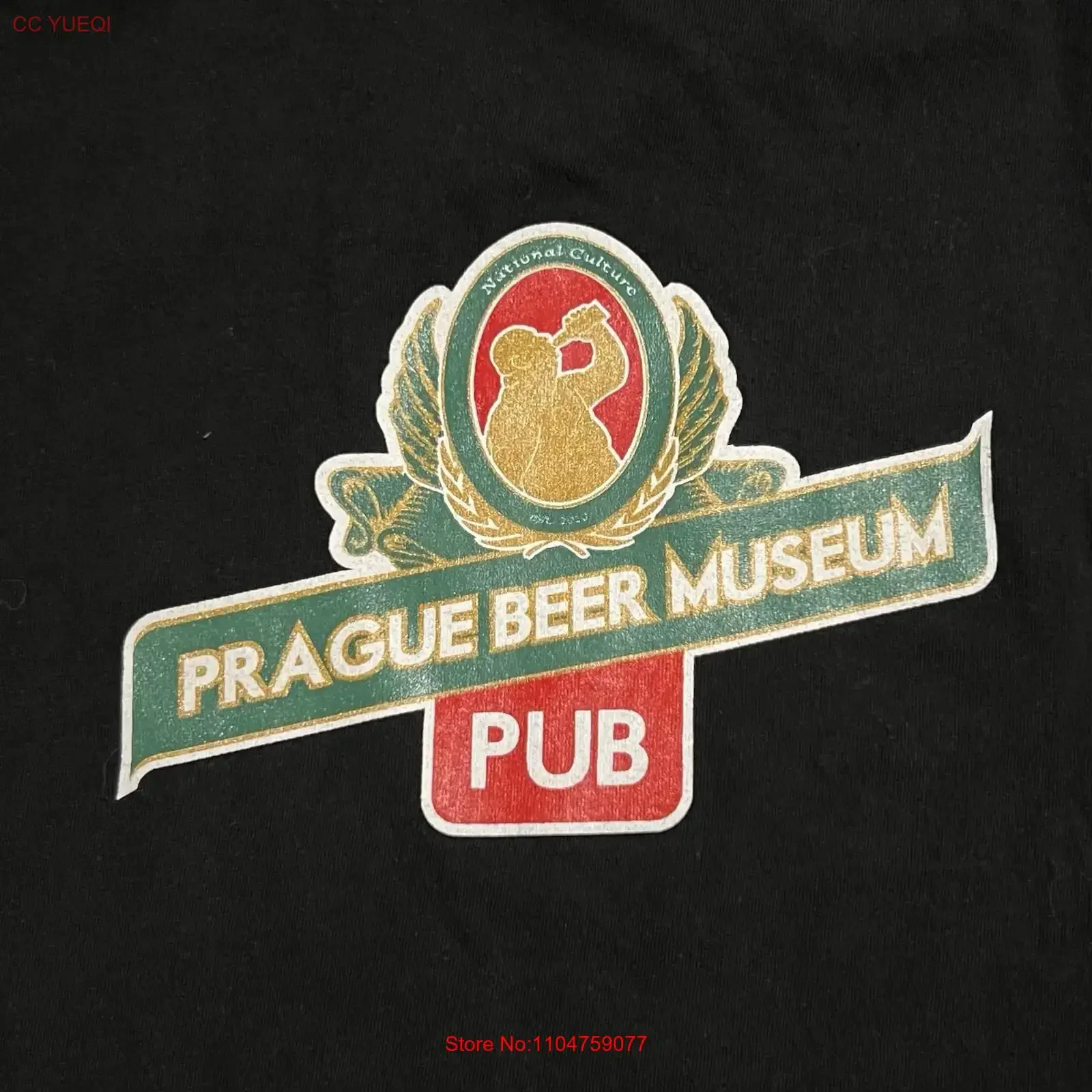 2000s Prague Beer Museum T Shirt M L Gastro Pub Czech Republic Pils Lager vintage Washed designer clothes Versatile Slightly
