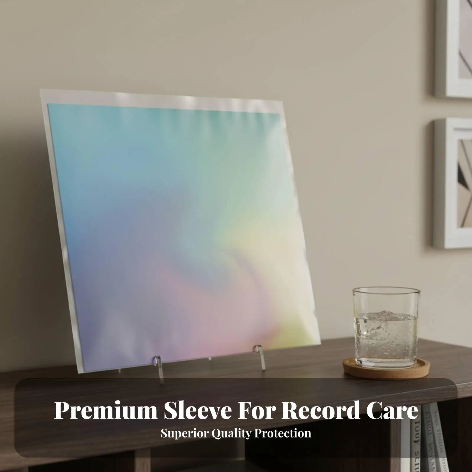 Clear LP Outer Sleeves 12 Inch Vinyl Record Protector Bag Thickened Anti Static Album Cover Sleeve for Archival Use