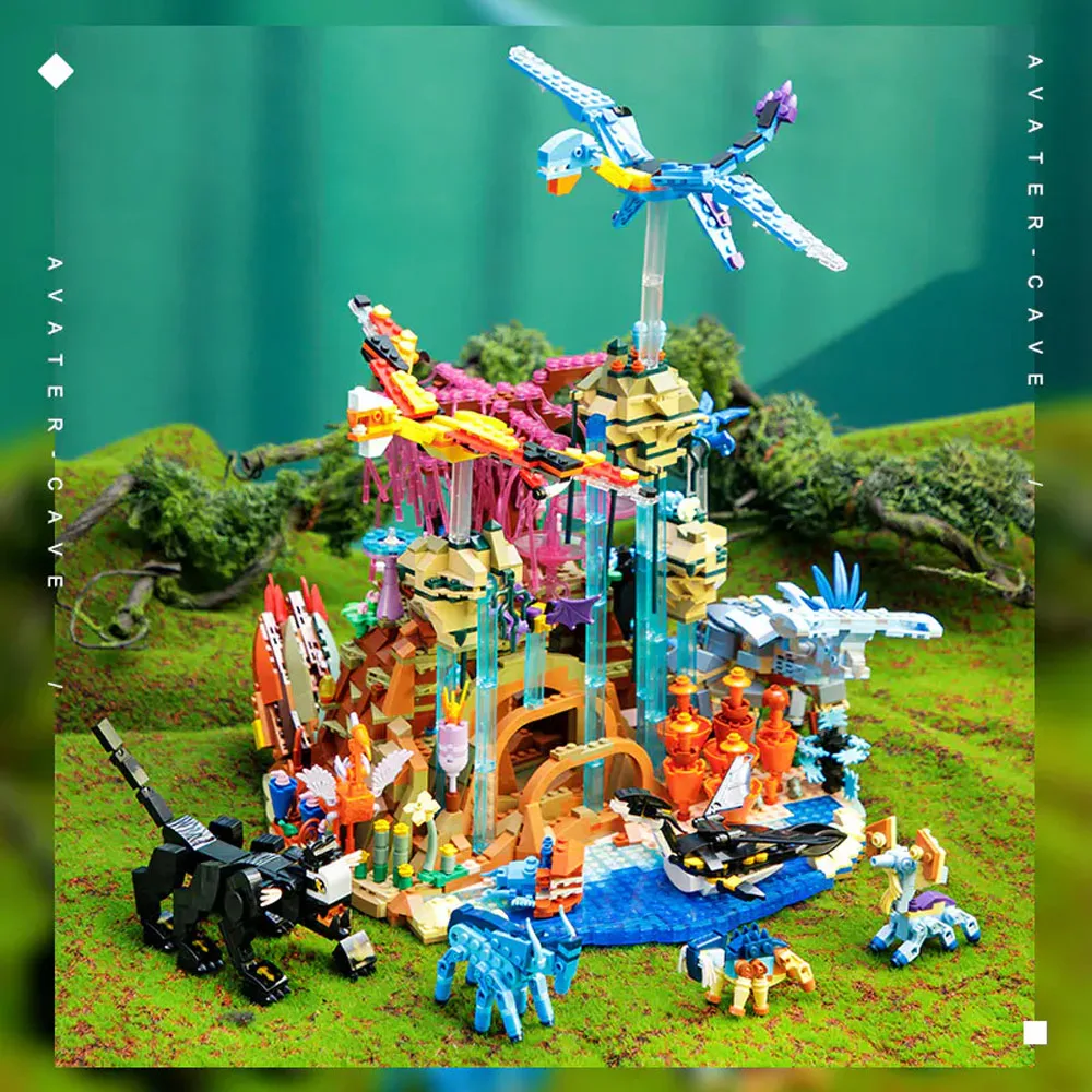 Creative  IDEAS The World Building Blocks Bricks Ideas Animal World Model Brick Toys Gift for Adults Kid