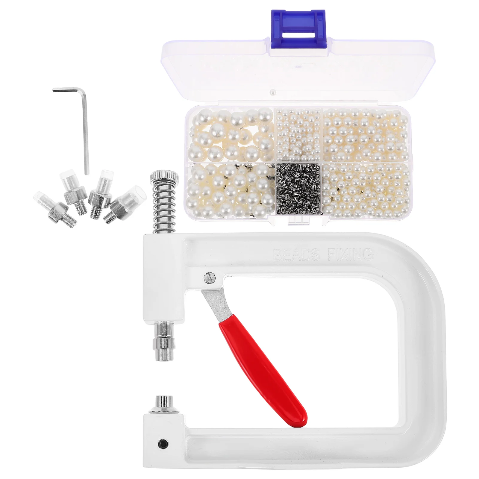 

Manual Bead Inlay Machine Jewelry Press Plastic Paper Quilling H Bracelet Tools Portable Lightweight Pearl Setting