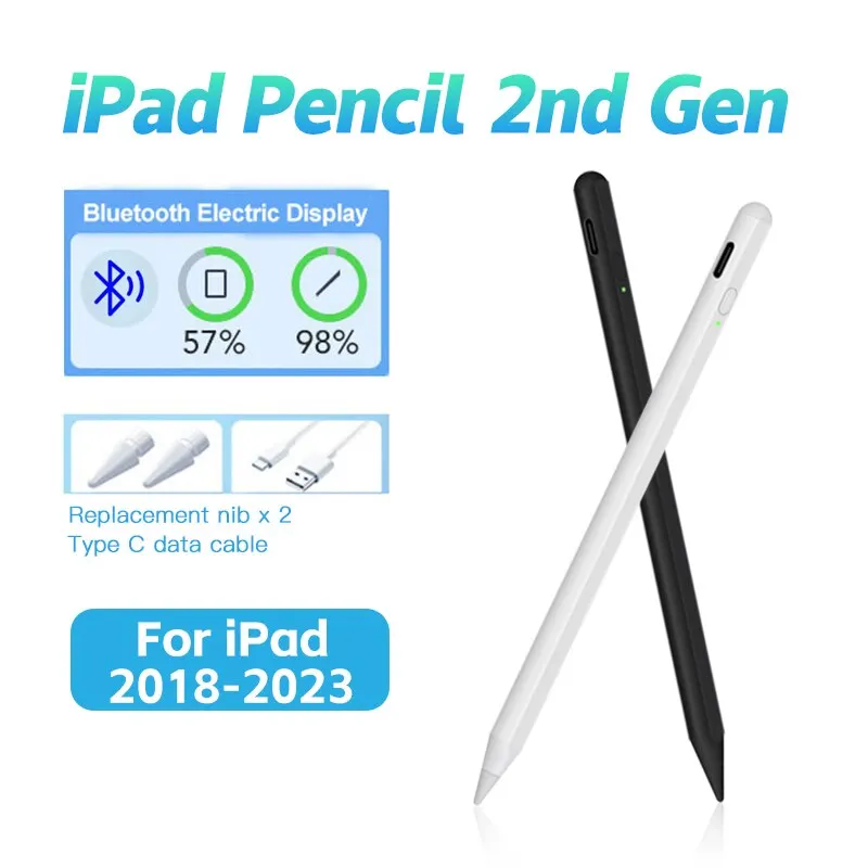 Stift für iPad Bleistift 2. Generation mit Bluetooth direkte Handfläche Ablehnung Smart Screen