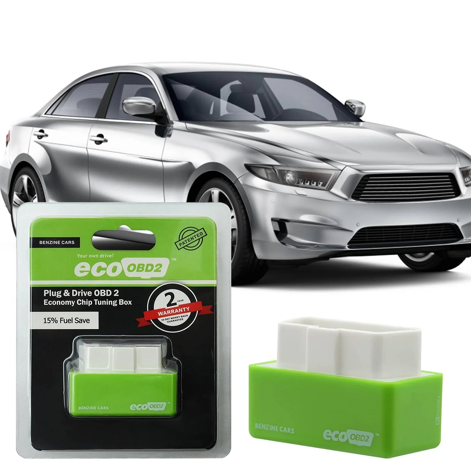 Eco OBD2 Universal Petrol Car Fuel Saving 15% Tuning Box Chip Device