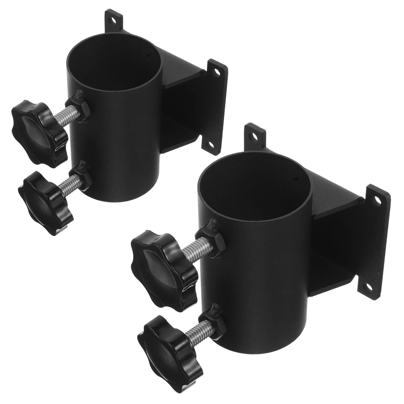

2Pcs Heavy Duty Patio Umbrella Clamp Stand Adjustable Deck Railing Holder for Balcony Garden Outdoor Courtyard