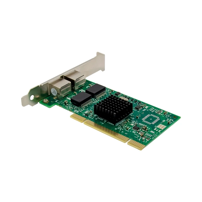 1Set 82546EB PRO 1000MT PCI Gigabit Dual-Port Network Card Server Network Card 8492MT Network Card Gigabit RJ45 Network Card