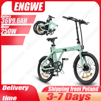 ENGWE P20 E-bike 250W Powerful Motor 36V9.6AH Lithium Battery Adult City Electric Bicycle Commuter Foldable Mini Electric Bike