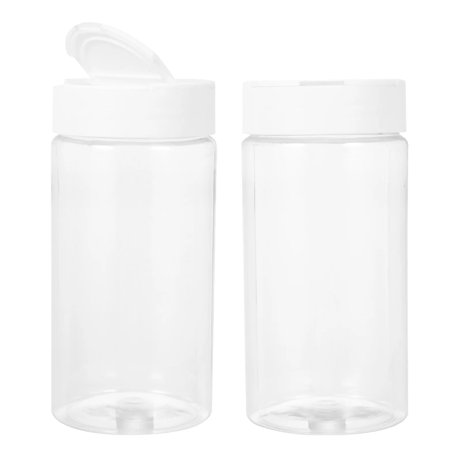 

2Pcs Practical Transparent Fish Feeding Bottles Durable Storage Containers Easy Feed Nutrient Retention Aquarium