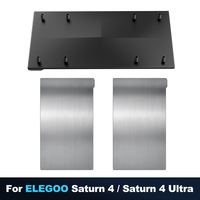 2PCS Flexible Spring Steel Sheet and 1PCS Steel Base Platform Compatible with ELEGOO Saturn 4 / Saturn 4 Ultra 3D Printer