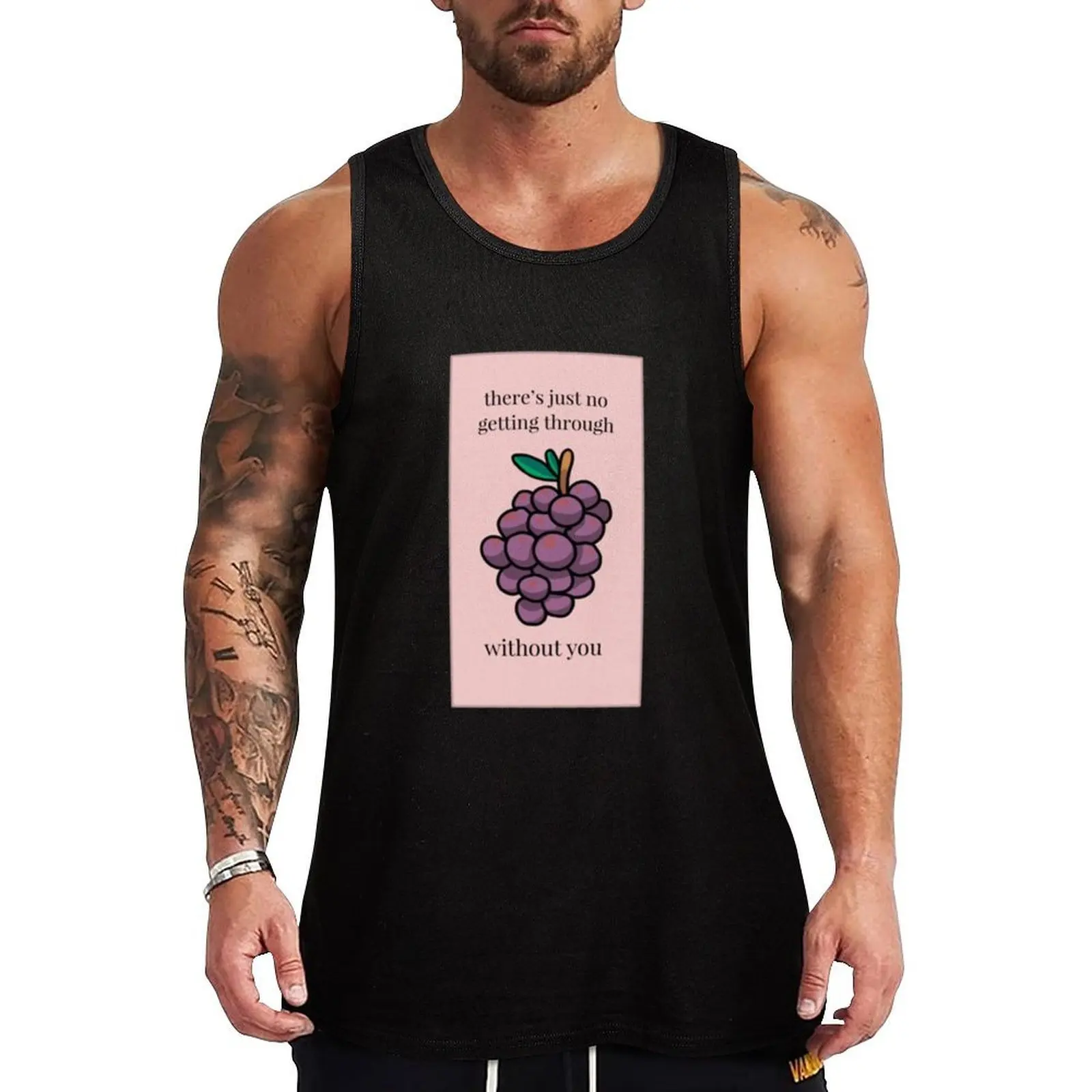 

Grapejuice, Harrys house, no getting through, without you, harry, styles, , fangirl Tank Top tops gym wear men gym top