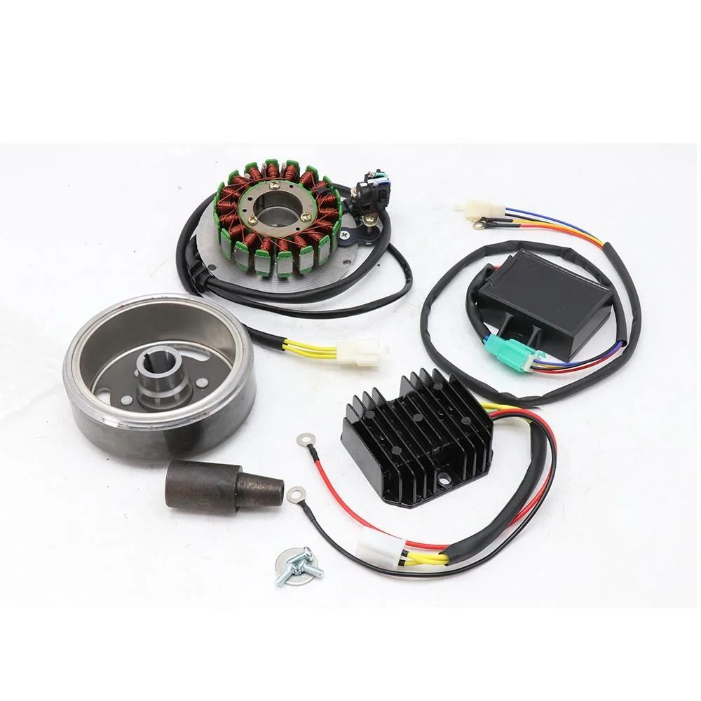 K750 6/set Electrical Ignition System CDI Adjustable Rotor Magneto Coil  Rectifier Diode For CJK750