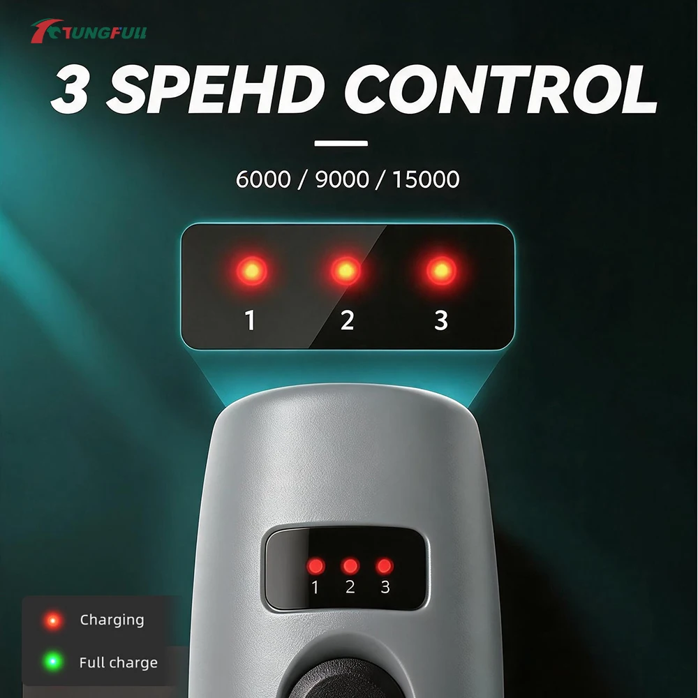 USB Rechargeable Mini Rotary Tool 3‑Speed Adjustable Cordless Electric Grinder Drill Kit for Polishing Carving Engraving DIY