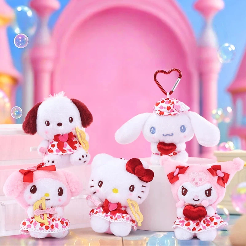 

Аниме-фигурка Куроми, плюшевая игрушка Синаморолл, мягкая набивная кукла, мультяшный брелок, милый кулон для рюкзака, декор, подарок-сюрприз для фанатов